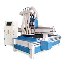 CNC Router Woodworking Wood Aluminum Brass Cutting Engraving Machine with Powerful 4 Air Cooling Spindle